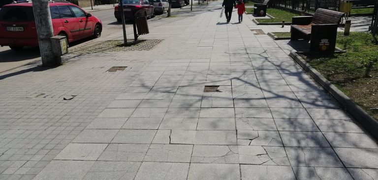 Pavele 3D pe Bulevardul Mihai Eminescu