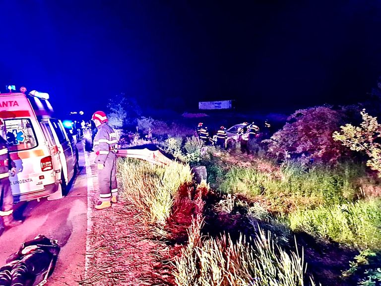 Accident cumplit după o cursă de mașini (video)