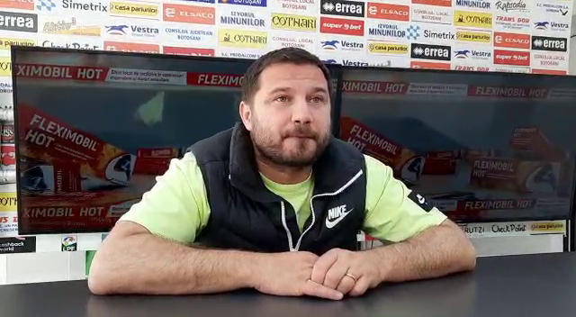 Antrenorul FC Botoțani explică de ce trebuie să câștige.