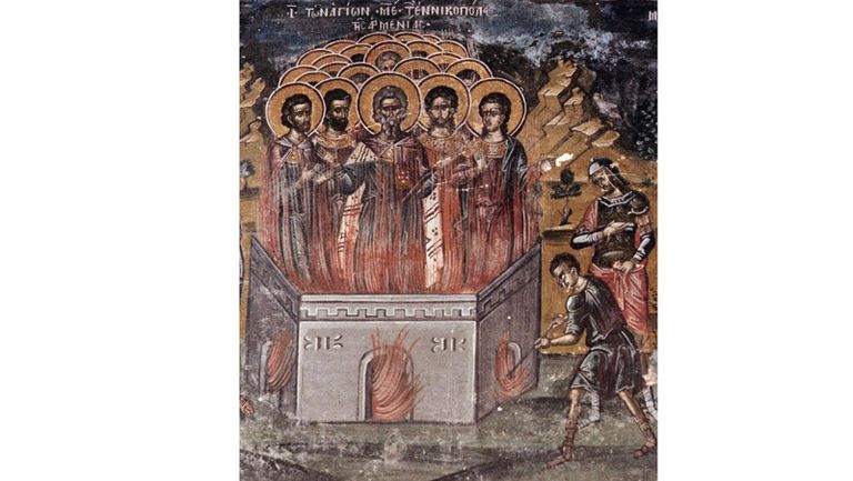 Sfintii 45 de Mucenici din Nicopolea Armeniei