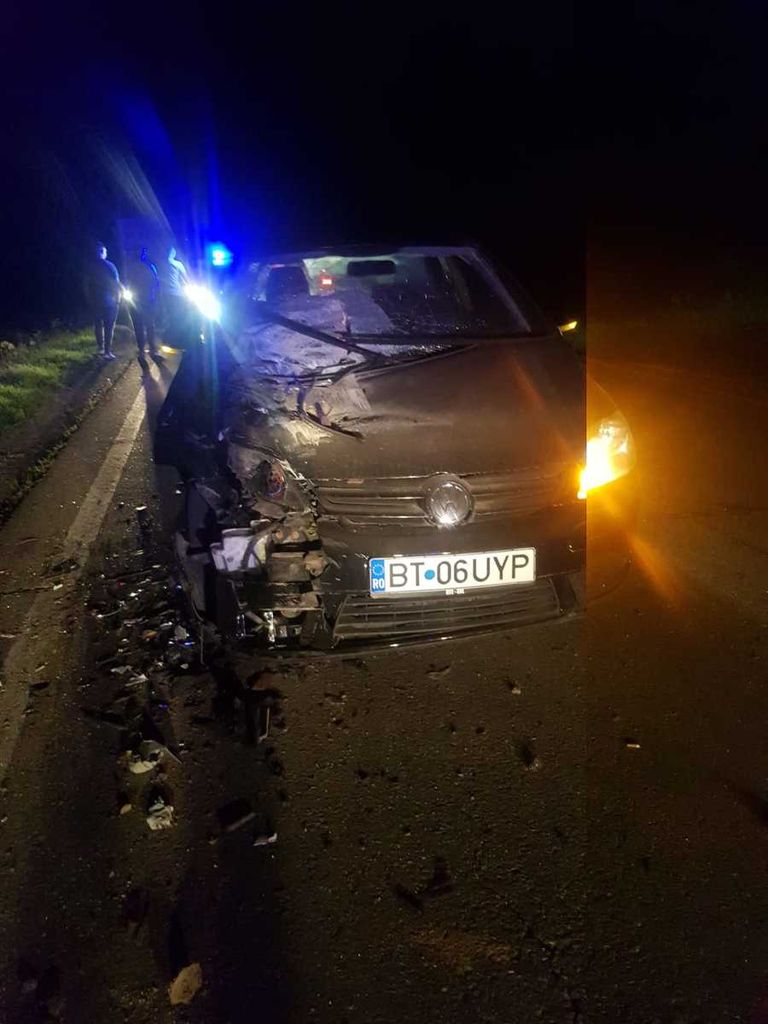 Accident ciudat pe marginea drumului