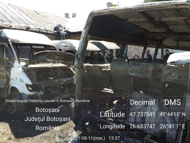 Societatea Microbuzul sancționată de Garda de Mediu. Amendă de 20.000 de lei după incendiu
