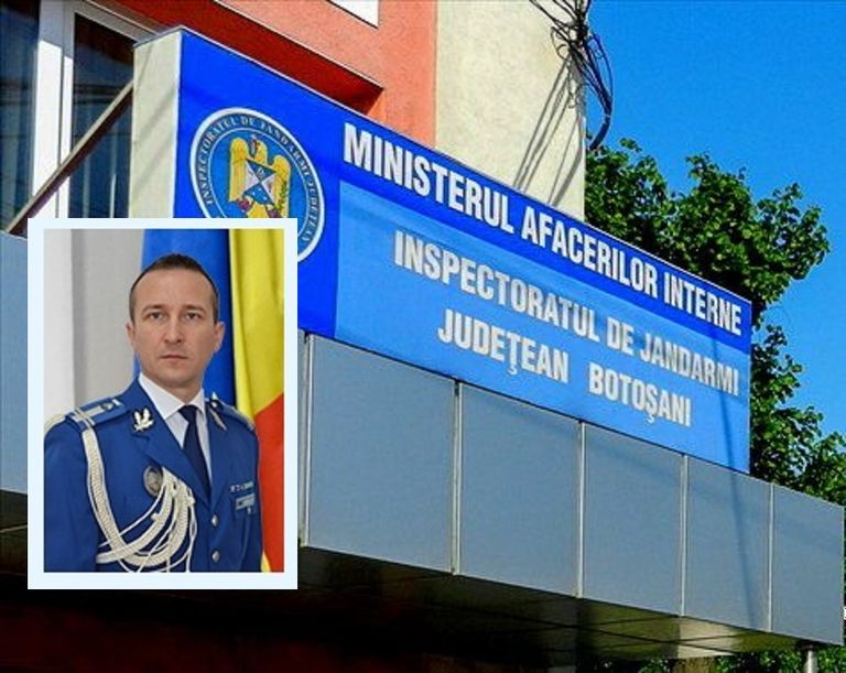 Jandarmeria Română confirmă – lt.col. Cristian Iulian Boariu va fi numit la comanda IJJ Botoșani