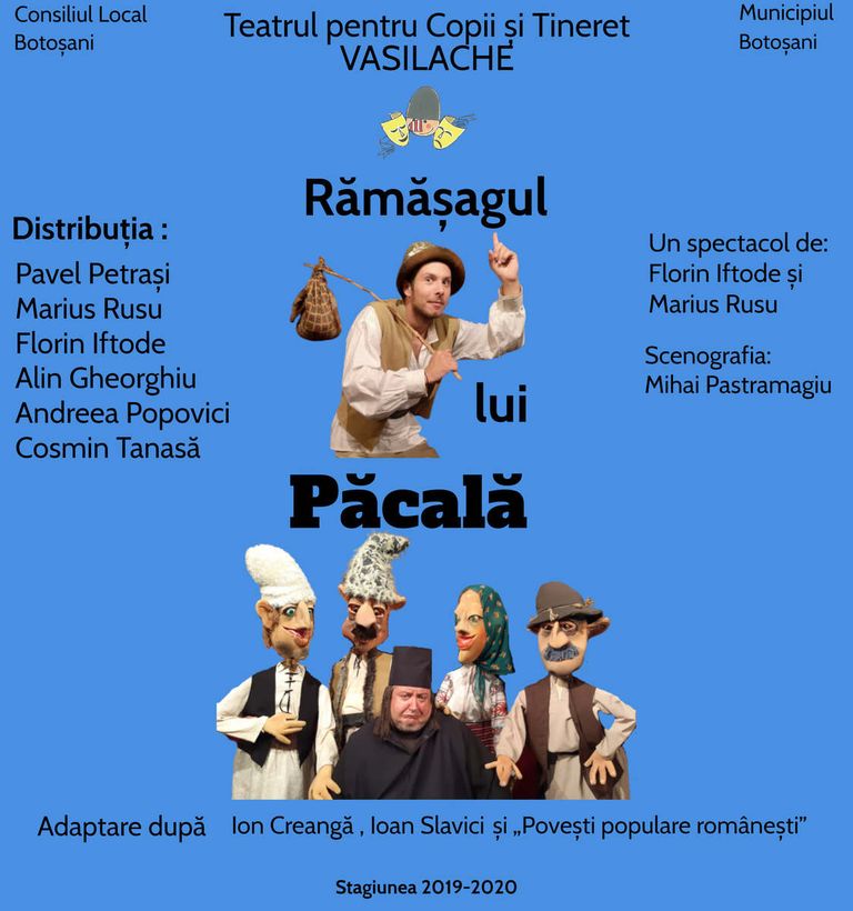 Spectacol pe scena Teatrului „Vasilache”