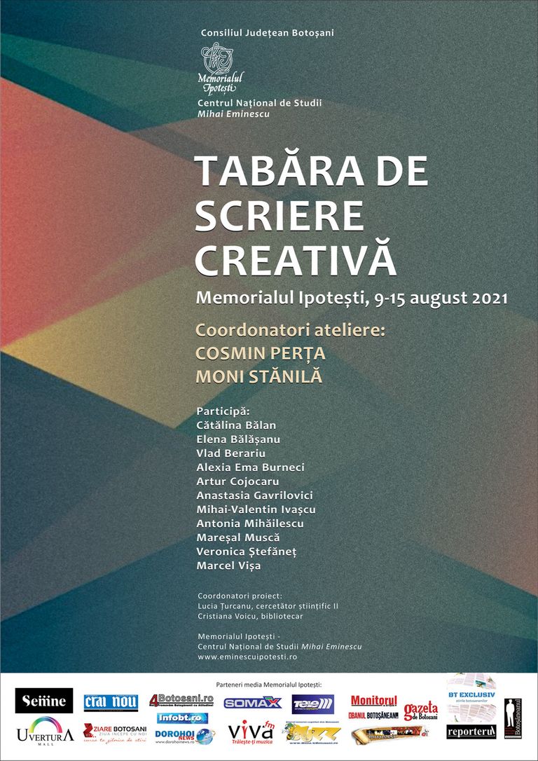 Memorialul Ipoteşti organizează Tabăra de scriere creativă