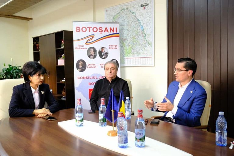 Delegație a FRF, la discuții cu președintele CJ Botoșani