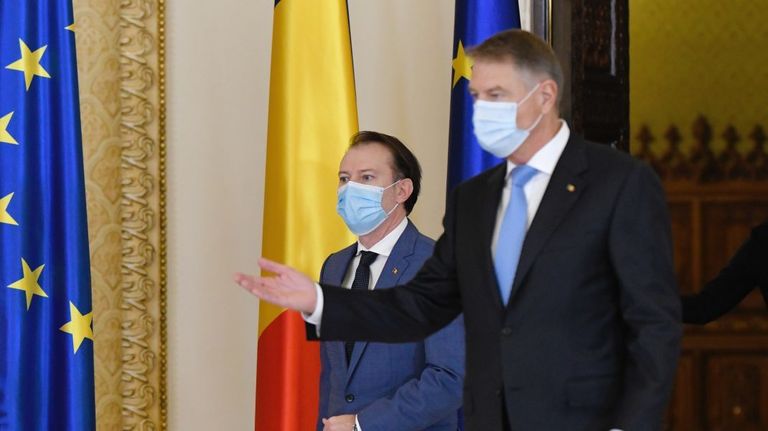 Iohannis l-a chemat pe Florin Cîțu la Palatul Cotroceni