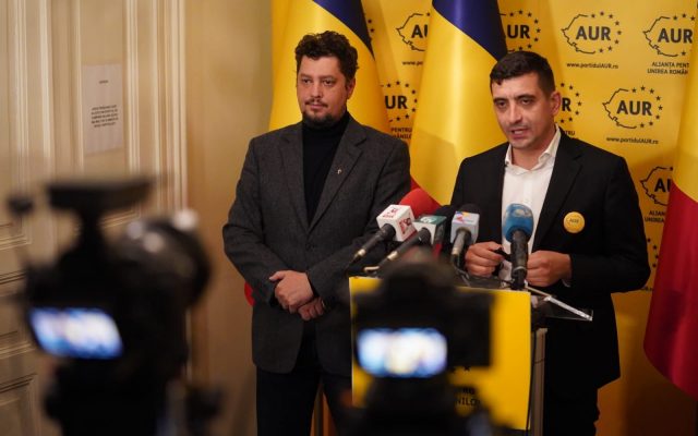 Președintele AUR și acoliții, amendați după asaltul de la primăria Timișoara