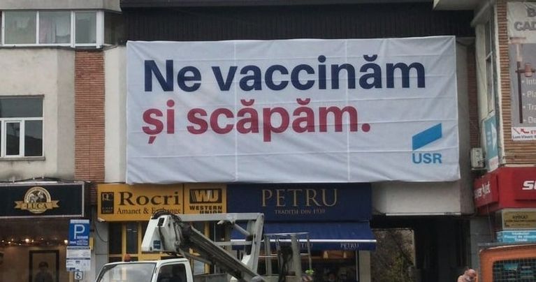 Campanie de informare privind importanţa şi beneficiile vaccinării anti Covid 19 demarată de USR Botoşani