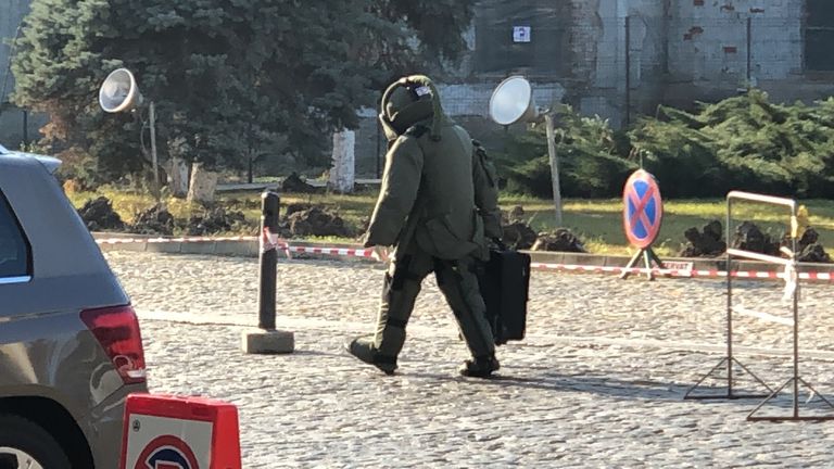 Trolerul suspect din Piața Revoluției a fost îndepărtat. Reprezentanții IPJ – „Bagajul nu prezenta niciun pericol”