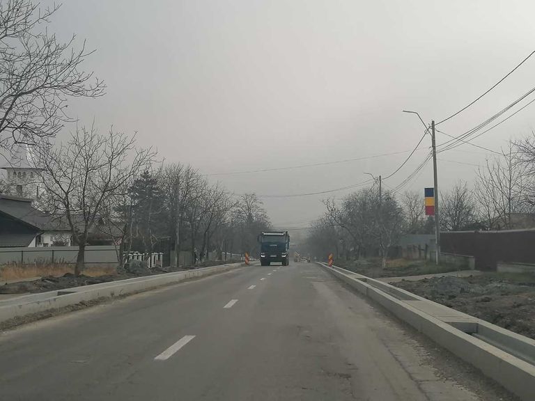 MONITORUL VIDEO – Imagini de pe drumul național 29 D Botoșani – Ștefănești