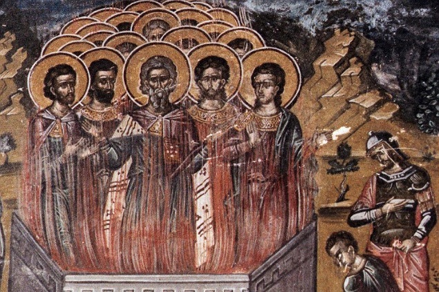 Sfinții 20.000 de Mucenici arși în Nicomidia