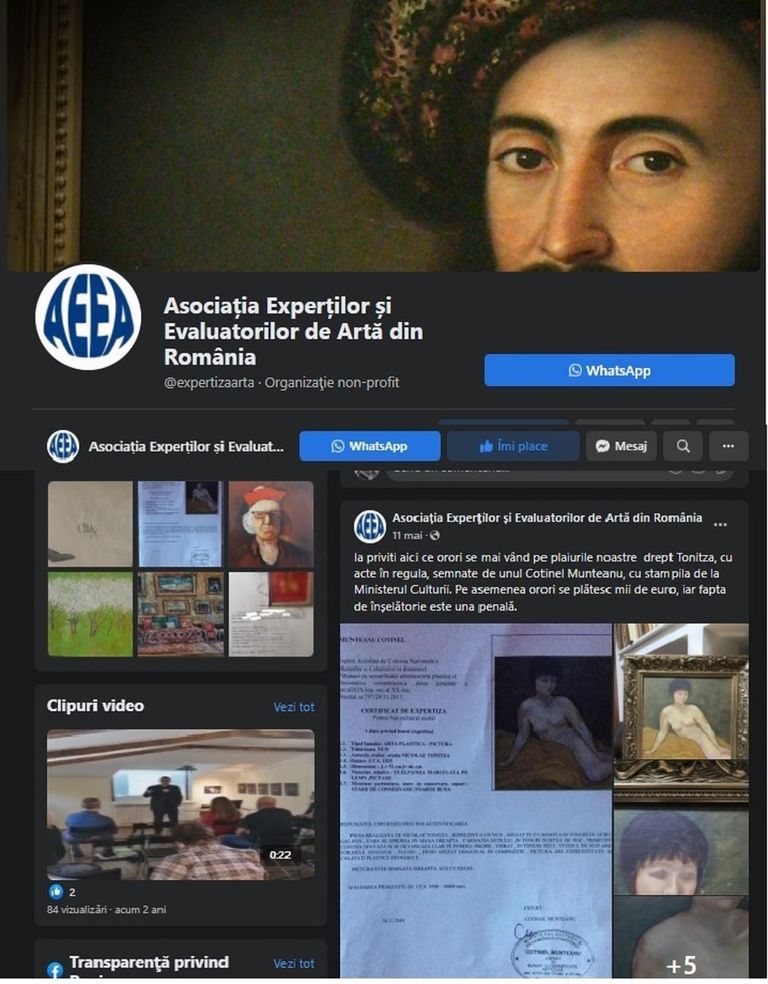 Scandalul tablourilor false – o asociație a experților de artă a denunțat falsurile încă din luna mai
