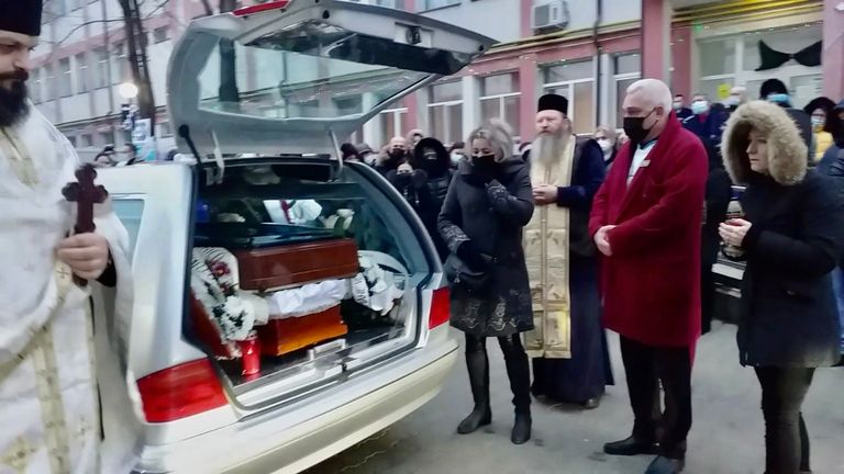 Ultim omagiu adus de colegii din Dorohoi medicului decedat (video)