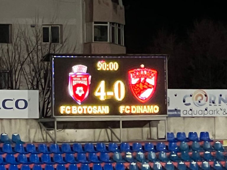 Execuție în direct: Botoșani a făcut scor cu Dinamo (video)