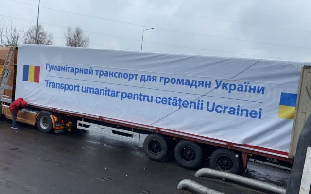 USR trimite un TIR cu ajutoare în Ucraina, la Cernăuți