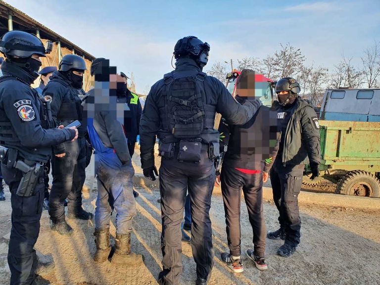 Descinderi cu mascații în județ. Percheziții la persoane bănuite de furt (VIDEO)