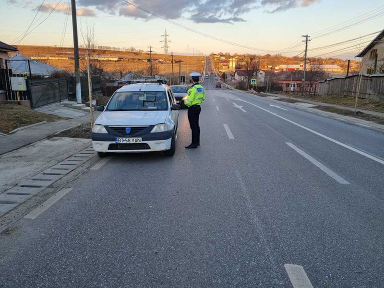 Zeci de șoferi lăsați fără permis în urma unei acțiuni de amploare a polițiștilor rutieri