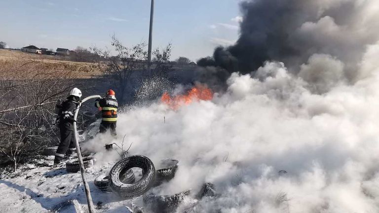 Incendiul uriaș de la marginea municipiului a ajuns în atenția Ministerului Mediului