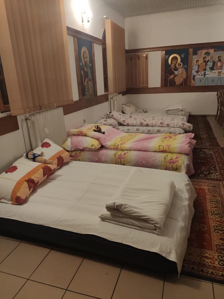 Spațiu de cazare pentru refugiați la Biserica „Buna Vestire”