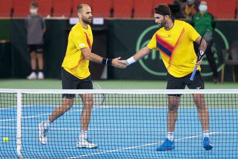 Copil şi Tecău au adus României primul punct în meciul cu Spania (1-2), din Cupa Davis