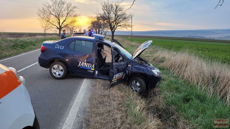 Accident cu autospeciala Jandarmeriei