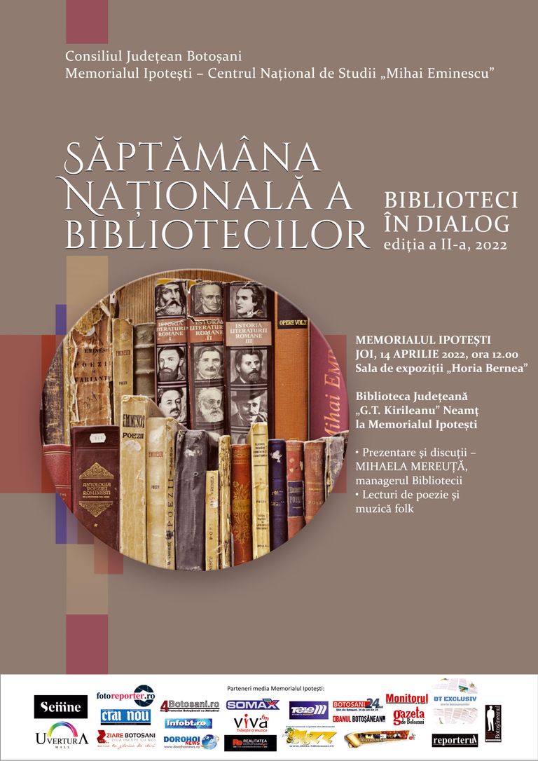 Biblioteci în dialog, la Memorialul Ipotești