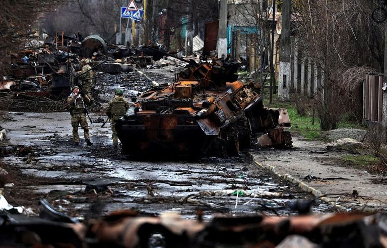Imagini teribile după retragerea trupelor ruse din Kiev