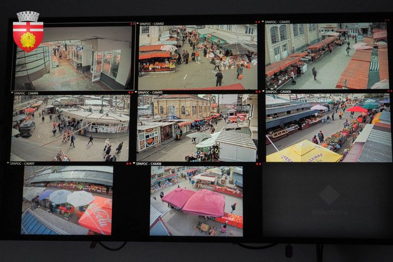 A fost extins sistemul de supraveghere video în Piaţa Centrală