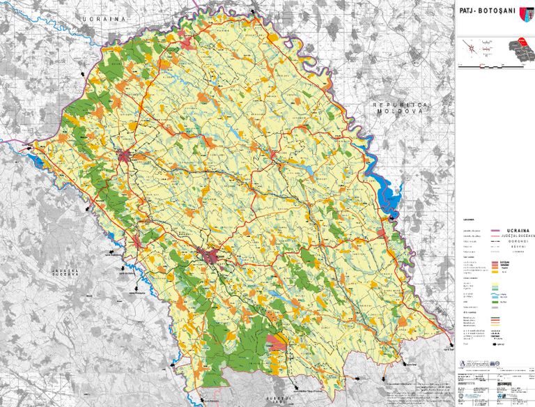 Județul Botoșani își va actualiza Planul de Amenajarea Teritoriului Județean prin PNRR