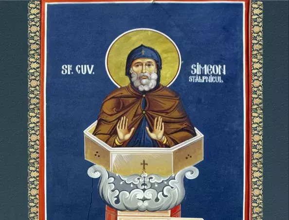 Sfântul Cuvios Simeon – cel din Muntele Minunat