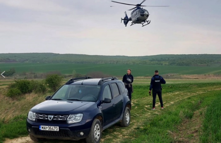 Refugiat ucrainean depistat din elicopter. A vrut să treacă ilegal frontiera