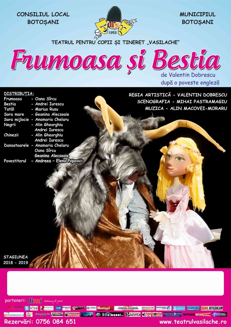 „Frumoasa și Bestia”, pe scena Teatrului Vasilache