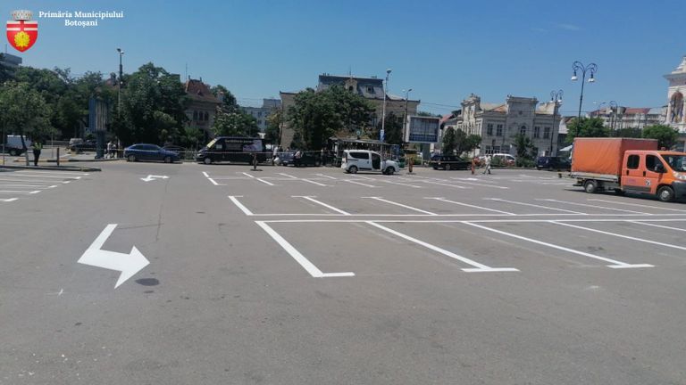 Modificări importante într-o parcare din zona centrală a oraşului
