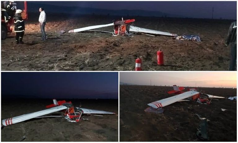 Avion prăbuşit la Suceava. Două persoane au murit