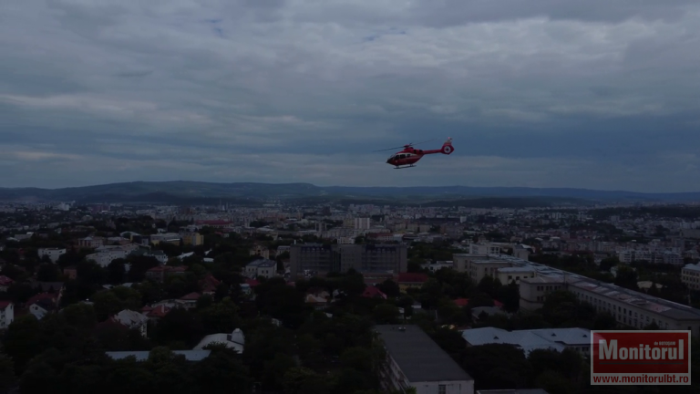 Elicopter chemat pentru a doua oară în judeţ, în decurs de câteva ore (video)