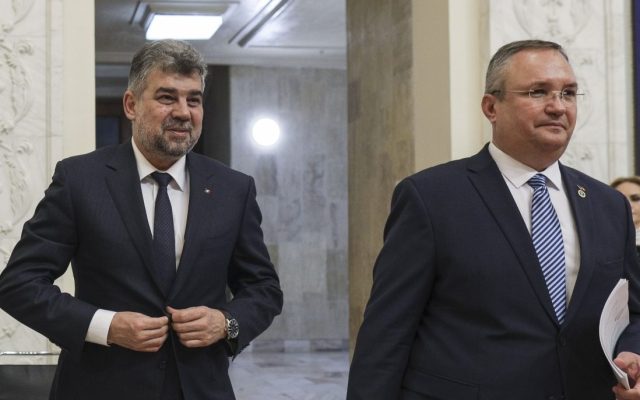 Contre între Ciucă şi Ciolacu după votul pentru moţiunea depusă de USR
