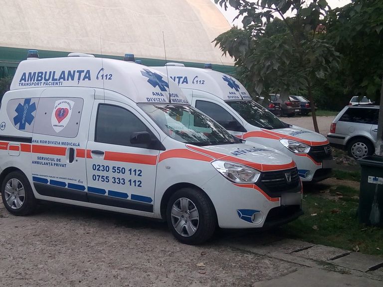 Ana Rom Divizia Medicală, serviciul de ambulanţă privată care acţionează acum și în județul Botoșani!