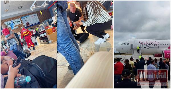 Pasageri leșinați într-un avion blocat pe pistă la Suceava