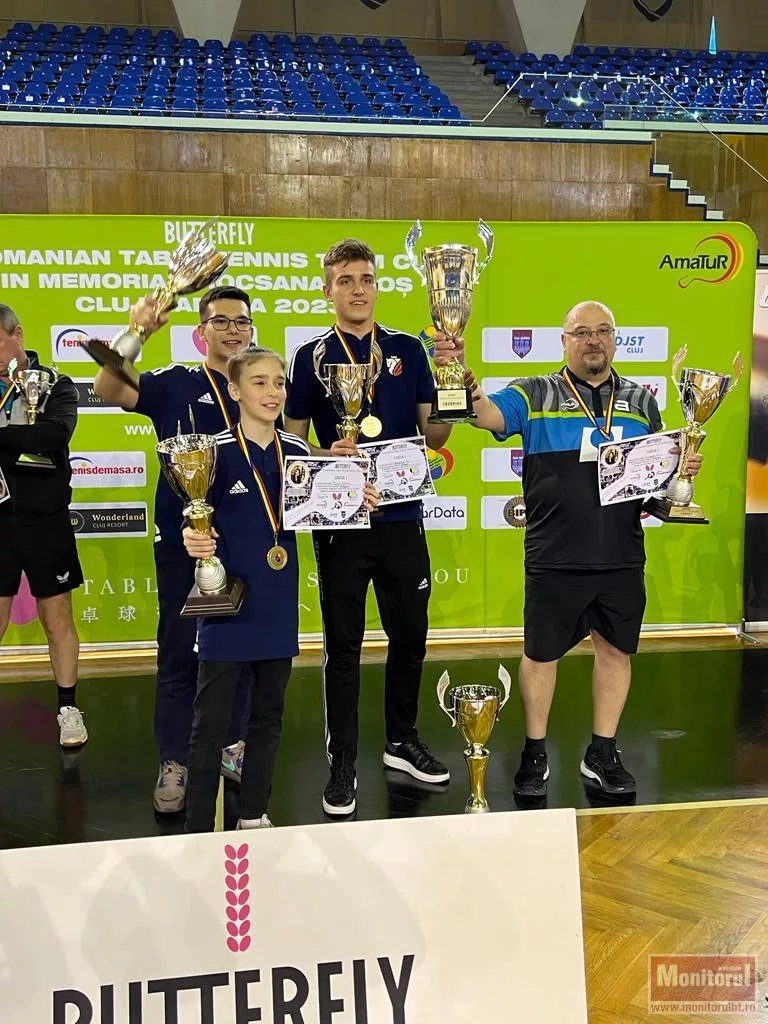 Echipa județului Botoșani a câștigat Campionatul Național Amatur pe echipe la tenis de masă (Video + Foto)