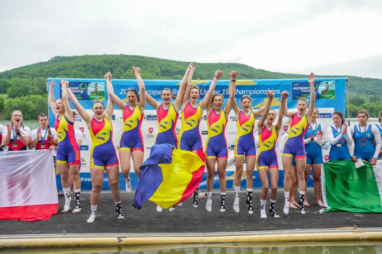 Școala botoșăneană de canotaj, confirmă la Europenele U19 din Franța. Canotorii de la CS Botoșani au contribuit la patru din cele cinci medalii ale României
