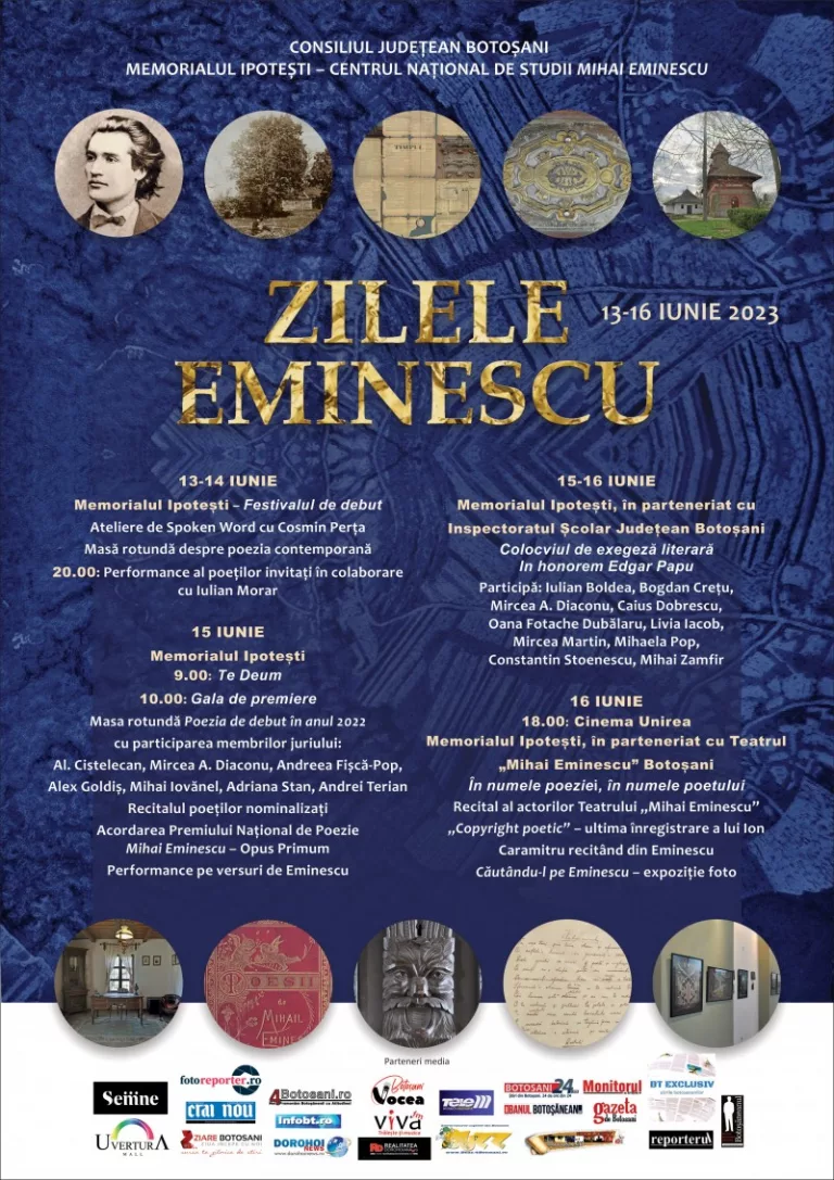Zilele Eminescu la Memorialul Ipotești