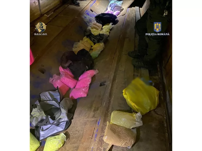 Captură record de ecstasy în România. Poliţiştii au găsit peste 200.000 de comprimate, în valoare de 4 milioane de euro