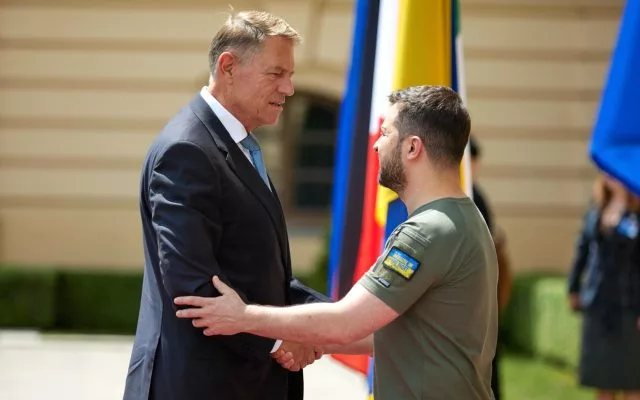 Volodimir Zelenski a ajuns în România