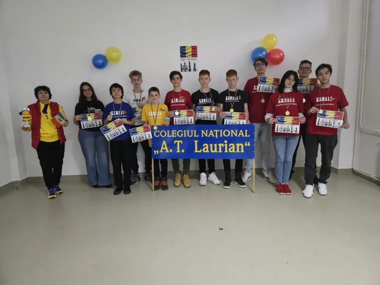 „Cupa 1 Decembrie” la șah organizată la Colegiul Național „A.T.Laurian” Botoșani, un real succes