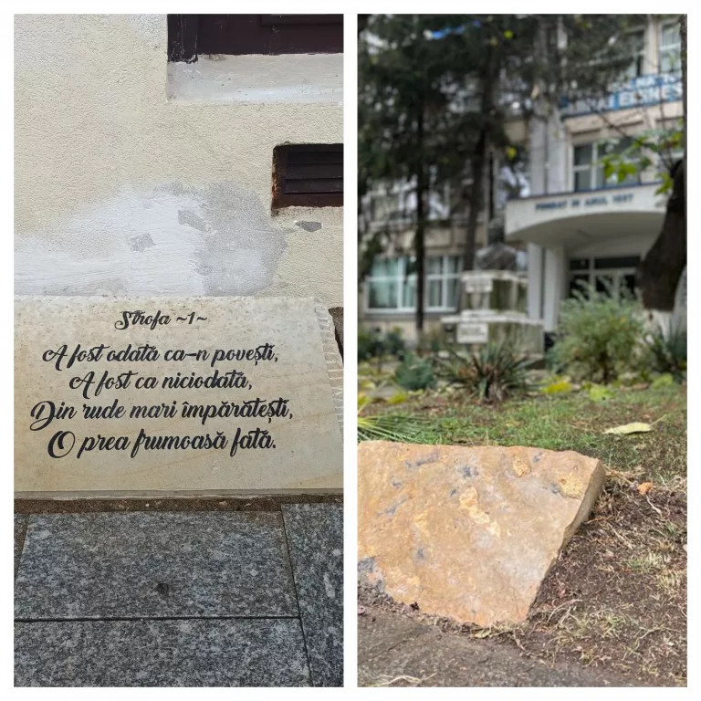 Poezie înșirată pe pietre, în municipiul Botoșani (video)