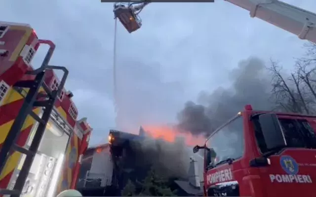 Incendiu la un restaurant din Snagov. Localul nu avea autorizație de securitate la incendiu și fusese amendat