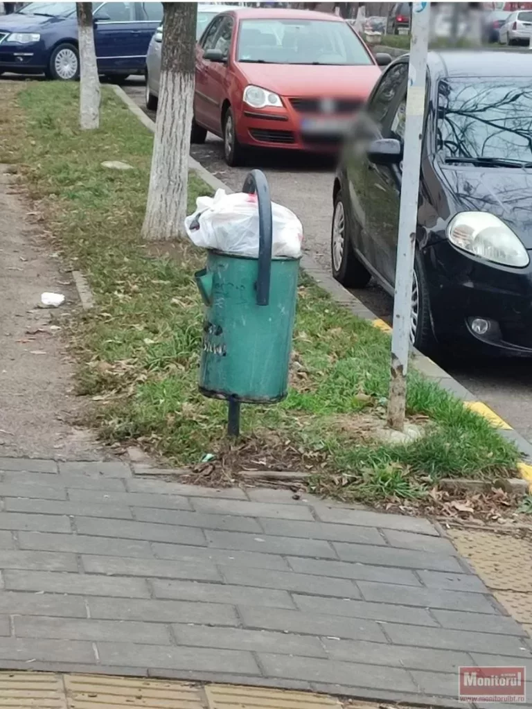 Botoşăneni care aruncă gunoiul menajer în coşurile stradale luaţi în vizor de Poliţia Locală. Ce au păţit