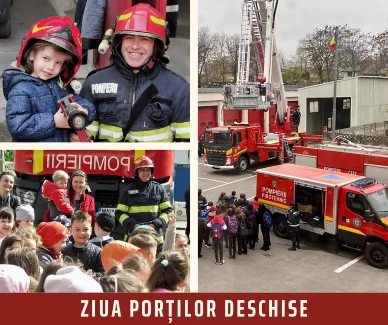 Ziua Porților Deschise la subunitățile ISU. Expoziție de tehnică de luptă în municipiul Botoșani