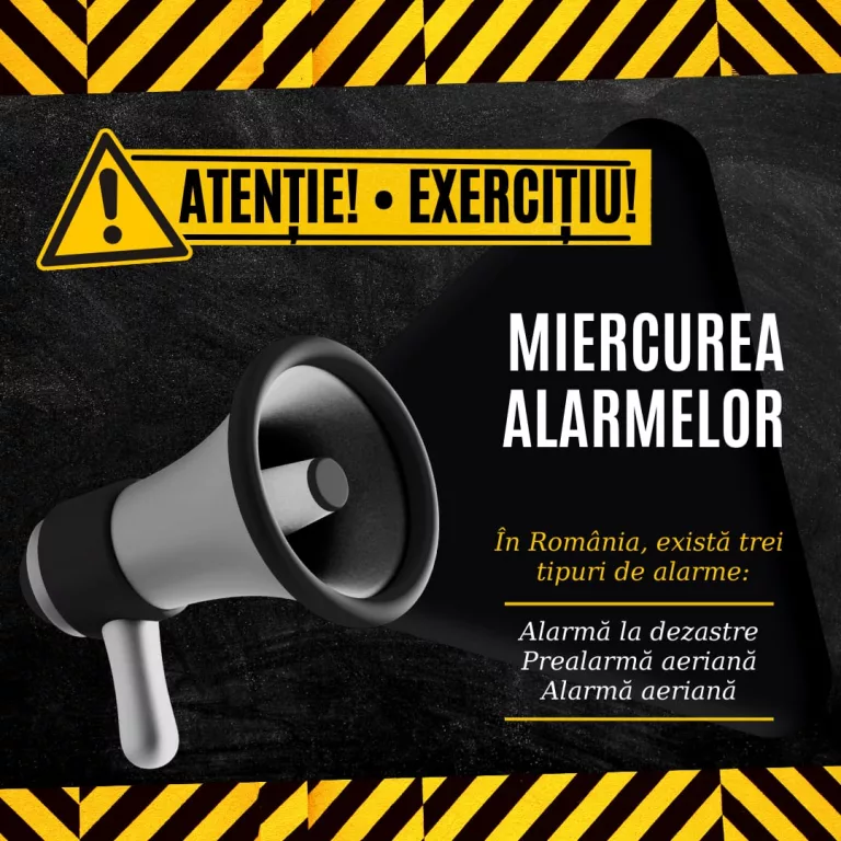 Un nou exercițiu de alarmare publică. „Miercurea alarmelor” revine